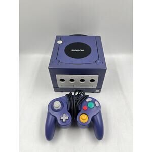 Nintendo GameCube DOL-001 Gaming System - Indigo - TESTED & WORKING